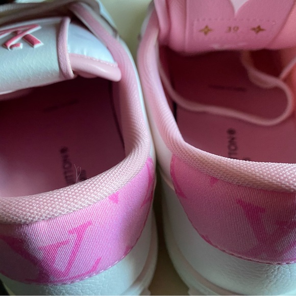 Authentic Louis Vuitton Pink Charlie Sneaker - Picture 3 of 4